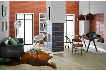 Salon: Klinkier postindustrialnie